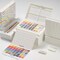 Watercolor Paint Set 48 Colors in Portable Box, Paint Kit with Brush, Palette, Art Supplies, Customizable Color Blocks, Bright Watercolors Travel Set for Adult Teens Beginner Amateur Artists